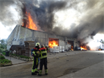 Prio 1 Brand Industrie Agrarisch Fabricage Opslaggeb NB Grote Brand Foarwei Kollumerzwaag